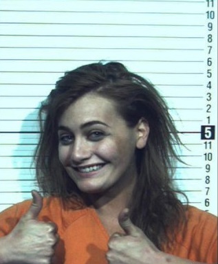 Image result for girl smiling in mugshot